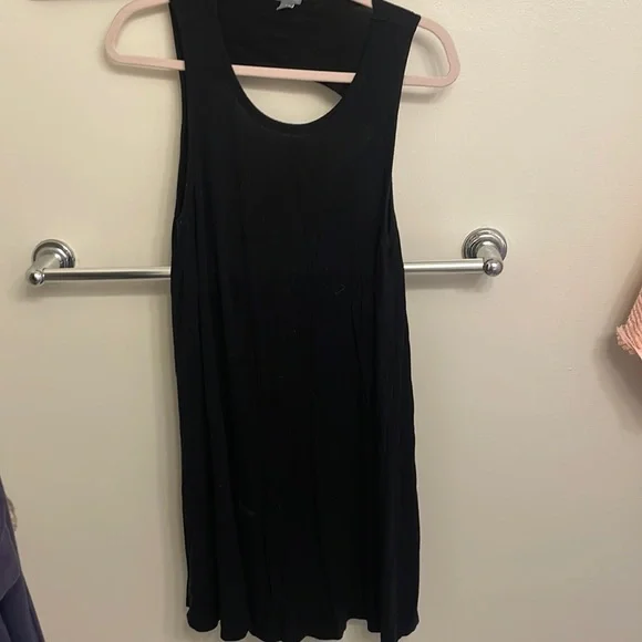 aerie | Dresses | Black Cotton Dress | Poshmark